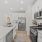Furnished kitchen with stainless steel appliances